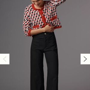 Anthropologie Black Ankle Pants - The Colette